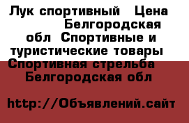 Лук спортивный › Цена ­ 3 500 - Белгородская обл. Спортивные и туристические товары » Спортивная стрельба   . Белгородская обл.